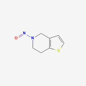 molecular formula C7H8N2OS B2831120 5-Nitroso-6,7-dihydro-4H-thieno[3,2-c]pyridine CAS No. 2460755-43-3