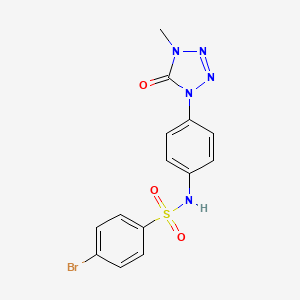 4-bromo-N-(4-(4-methyl-5-oxo-4,5-dihydro-1H-tetrazol-1-yl)phenyl)benzenesulfonamide