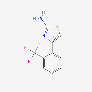 4-[2-(Trifluoromethyl)phenyl]-1,3-thiazol-2-amine