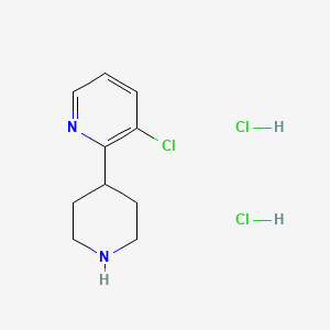3-Chloro-2-(piperidin-4-yl)pyridine dihydrochloride