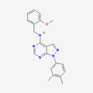 1-(3,4-dimethylphenyl)-N-(2-methoxybenzyl)-1H-pyrazolo[3,4-d]pyrimidin-4-amine