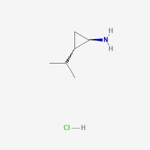 (1R,2S)-2-(propan-2-yl)cyclopropan-1-amine hydrochloride