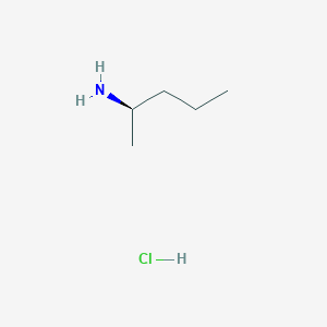 molecular formula C5H14ClN B2831224 (R)-pentan-2-amine hydrochloride CAS No. 101689-05-8; 216237-52-4