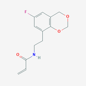 N-[2-(6-Fluoro-4H-1,3-benzodioxin-8-yl)ethyl]prop-2-enamide