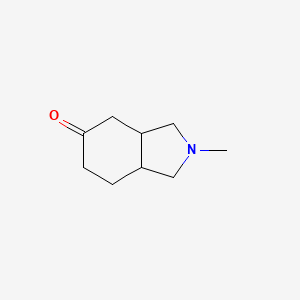 molecular formula C9H15NO B2831244 2-methyl-octahydro-1H-isoindol-5-one CAS No. 1514076-10-8