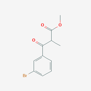 Methyl 3-(3-bromophenyl)-2-methyl-3-oxopropanoate