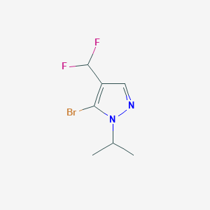 5-Bromo-4-(difluoromethyl)-1-propan-2-ylpyrazole