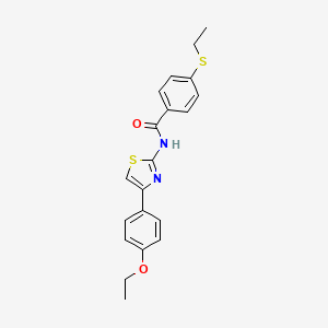 N-(4-(4-ethoxyphenyl)thiazol-2-yl)-4-(ethylthio)benzamide