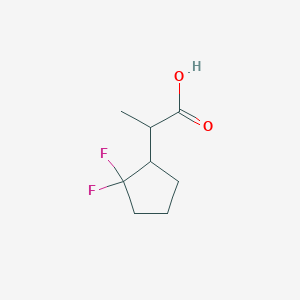 2-(2,2-Difluorocyclopentyl)propanoic acid