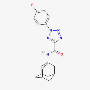N-((1s,3s)-adamantan-1-yl)-2-(4-fluorophenyl)-2H-tetrazole-5-carboxamide