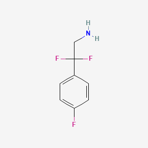 2,2-Difluoro-2-(4-fluorophenyl)ethan-1-amine