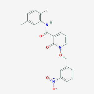 N-(2,5-dimethylphenyl)-1-((3-nitrobenzyl)oxy)-2-oxo-1,2-dihydropyridine-3-carboxamide