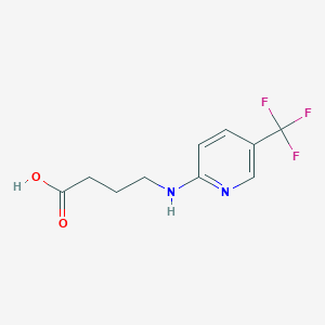 4-{[5-(Trifluoromethyl)pyridin-2-yl]amino}butanoic acid