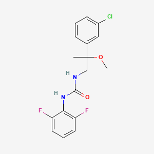 1-(2-(3-Chlorophenyl)-2-methoxypropyl)-3-(2,6-difluorophenyl)urea