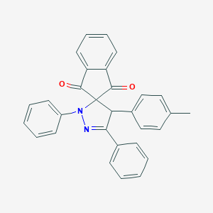1',3'-Diphenyl-4'-(4-methylphenyl)spiro[indan-2,5'-[2]pyrazoline]-1,3-dione
