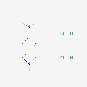 N,N-Dimethyl-2-azaspiro[3.3]heptan-6-amine;dihydrochloride