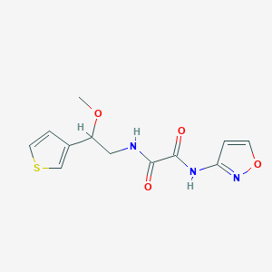 N1-(isoxazol-3-yl)-N2-(2-methoxy-2-(thiophen-3-yl)ethyl)oxalamide