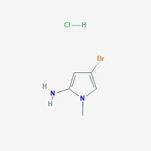 4-Bromo-1-methylpyrrol-2-amine;hydrochloride