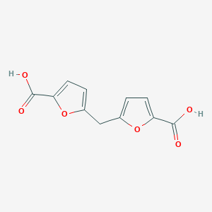 molecular formula C11H8O6 B2831471 5-[(5-Carboxyfuran-2-yl)methyl]furan-2-carboxylic acid CAS No. 91136-80-0