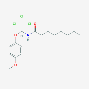 N-[2,2,2-trichloro-1-(4-methoxyphenoxy)ethyl]octanamide