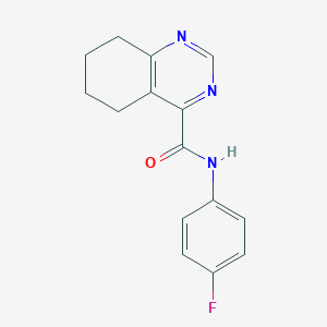 molecular formula C15H14FN3O B2831495 N-(4-Fluorophenyl)-5,6,7,8-tetrahydroquinazoline-4-carboxamide CAS No. 2415488-48-9