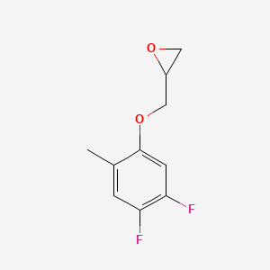 2-[(4,5-Difluoro-2-methylphenoxy)methyl]oxirane
