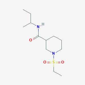 molecular formula C12H24N2O3S B2831511 N-(butan-2-yl)-1-(ethylsulfonyl)piperidine-3-carboxamide CAS No. 904276-95-5