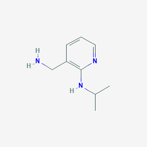 molecular formula C9H15N3 B2831512 3-(氨甲基)-N-异丙基吡啶-2-胺 CAS No. 1225604-09-0
