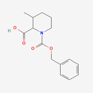 1-((Benzyloxy)carbonyl)-3-methylpiperidine-2-carboxylic acid