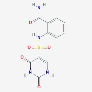 2-[(2,4-dioxo-1H-pyrimidin-5-yl)sulfonylamino]benzamide