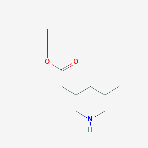 Tert-butyl 2-(5-methylpiperidin-3-yl)acetate
