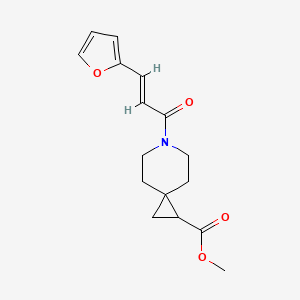 (E)-methyl 6-(3-(furan-2-yl)acryloyl)-6-azaspiro[2.5]octane-1-carboxylate