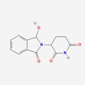 molecular formula C13H12N2O4 B2831556 3-Hydroxy-2-(2,6-dioxopiperidine-3-yl)isoindoline-1-one CAS No. 58585-25-4
