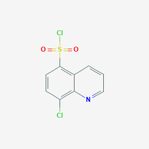 molecular formula C9H5Cl2NO2S B2831604 8-Chloroquinoline-5-sulfonyl chloride CAS No. 930396-13-7