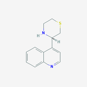 3-(Quinolin-4-yl)thiomorpholine