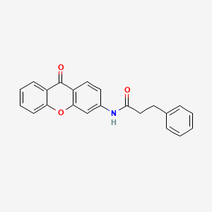 N-(9-oxo-9H-xanthen-3-yl)-3-phenylpropanamide