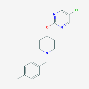 5-Chloro-2-[1-[(4-methylphenyl)methyl]piperidin-4-yl]oxypyrimidine