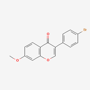 molecular formula C16H11BrO3 B2831673 3-(4-Bromophenyl)-7-methoxychromen-4-one CAS No. 105258-03-5