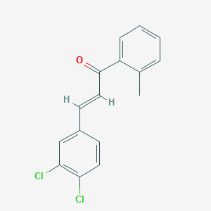 3-(3,4-Dichlorophenyl)-1-(2-methylphenyl)prop-2-en-1-one