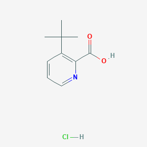 molecular formula C10H14ClNO2 B2831692 3-Tert-butylpyridine-2-carboxylic acid;hydrochloride CAS No. 2287340-23-0