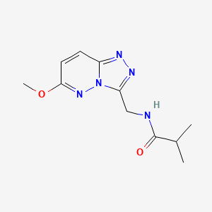 N-((6-methoxy-[1,2,4]triazolo[4,3-b]pyridazin-3-yl)methyl)isobutyramide