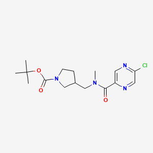 Tert-butyl 3-[[(5-chloropyrazine-2-carbonyl)-methylamino]methyl]pyrrolidine-1-carboxylate
