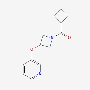 Cyclobutyl(3-(pyridin-3-yloxy)azetidin-1-yl)methanone
