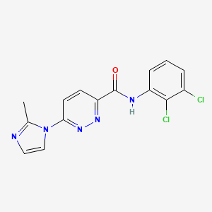 N-(2,3-dichlorophenyl)-6-(2-methyl-1H-imidazol-1-yl)pyridazine-3-carboxamide
