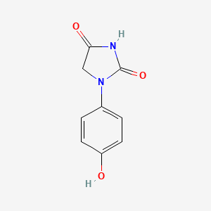 molecular formula C9H8N2O3 B2831717 1-(4-羟基苯基)咪唑烷-2,4-二酮 CAS No. 26850-25-9