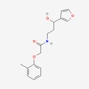 N-(3-(furan-3-yl)-3-hydroxypropyl)-2-(o-tolyloxy)acetamide