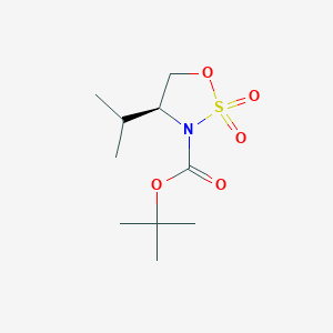 (4S)-2,2-Dioxido-4-isopropyl-1,2,3-oxathiazolidine, n-boc protected