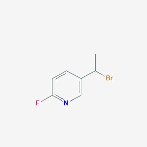 5-(1-Bromoethyl)-2-fluoropyridine
