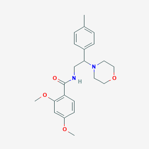 2,4-dimethoxy-N-(2-morpholino-2-(p-tolyl)ethyl)benzamide