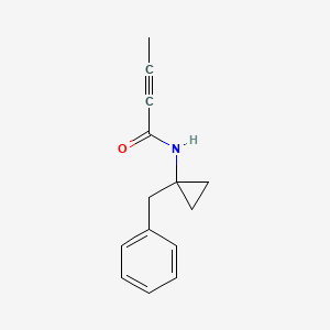 molecular formula C14H15NO B2831778 N-(1-Benzylcyclopropyl)but-2-ynamide CAS No. 2411241-13-7